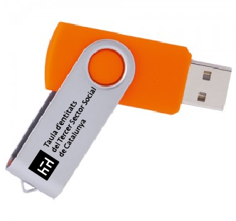 Estampació memòria USB simulació per possible clients